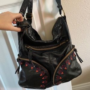 Boho off shoulder or crossbody purse